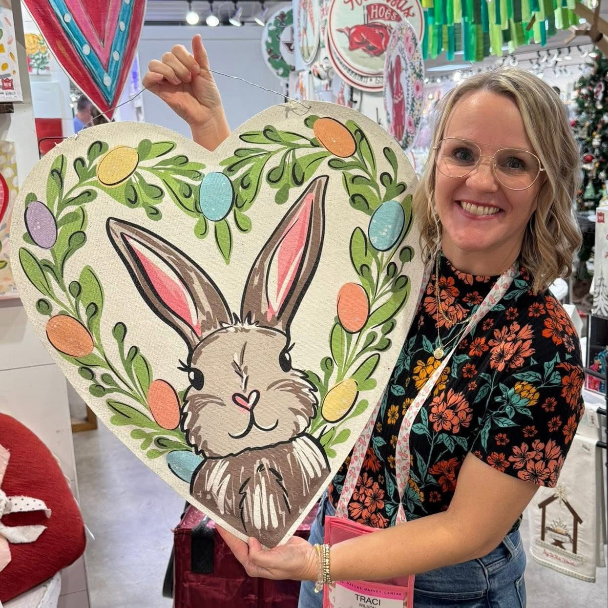 Valentine’s + Easter Double-sided Burlee