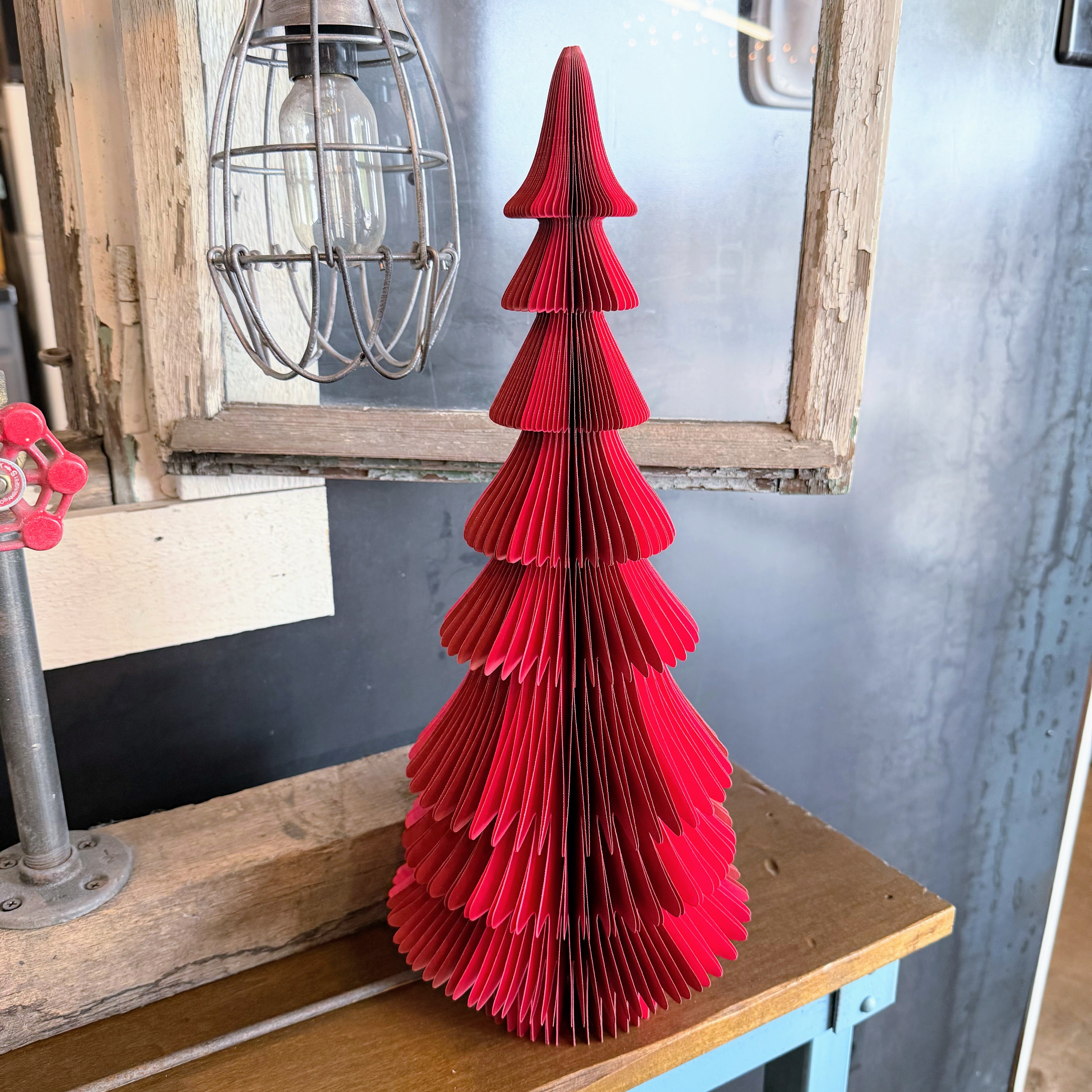 Maroon/Pink Tree - Paper Folding Honeycomb – South of Kyle