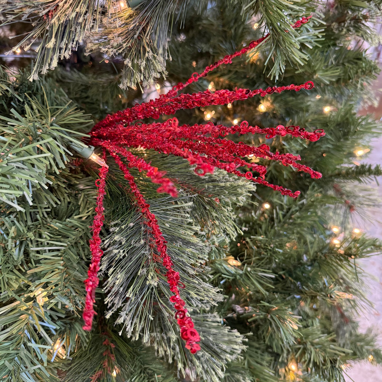 Red Christmas Tree Pick