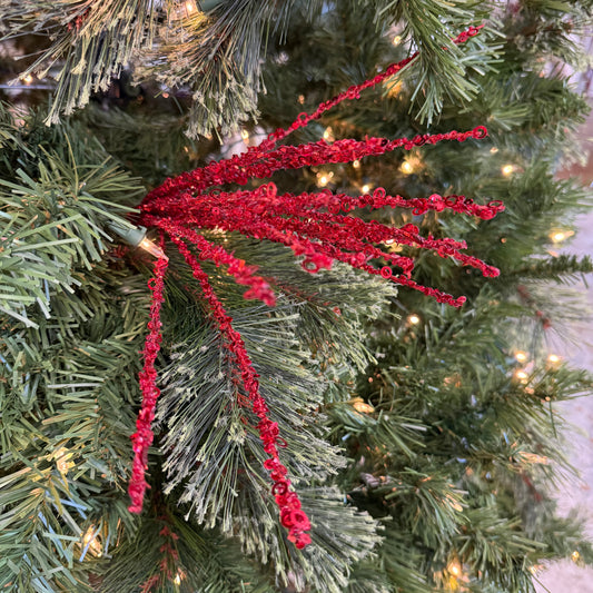 Red Christmas Tree Pick