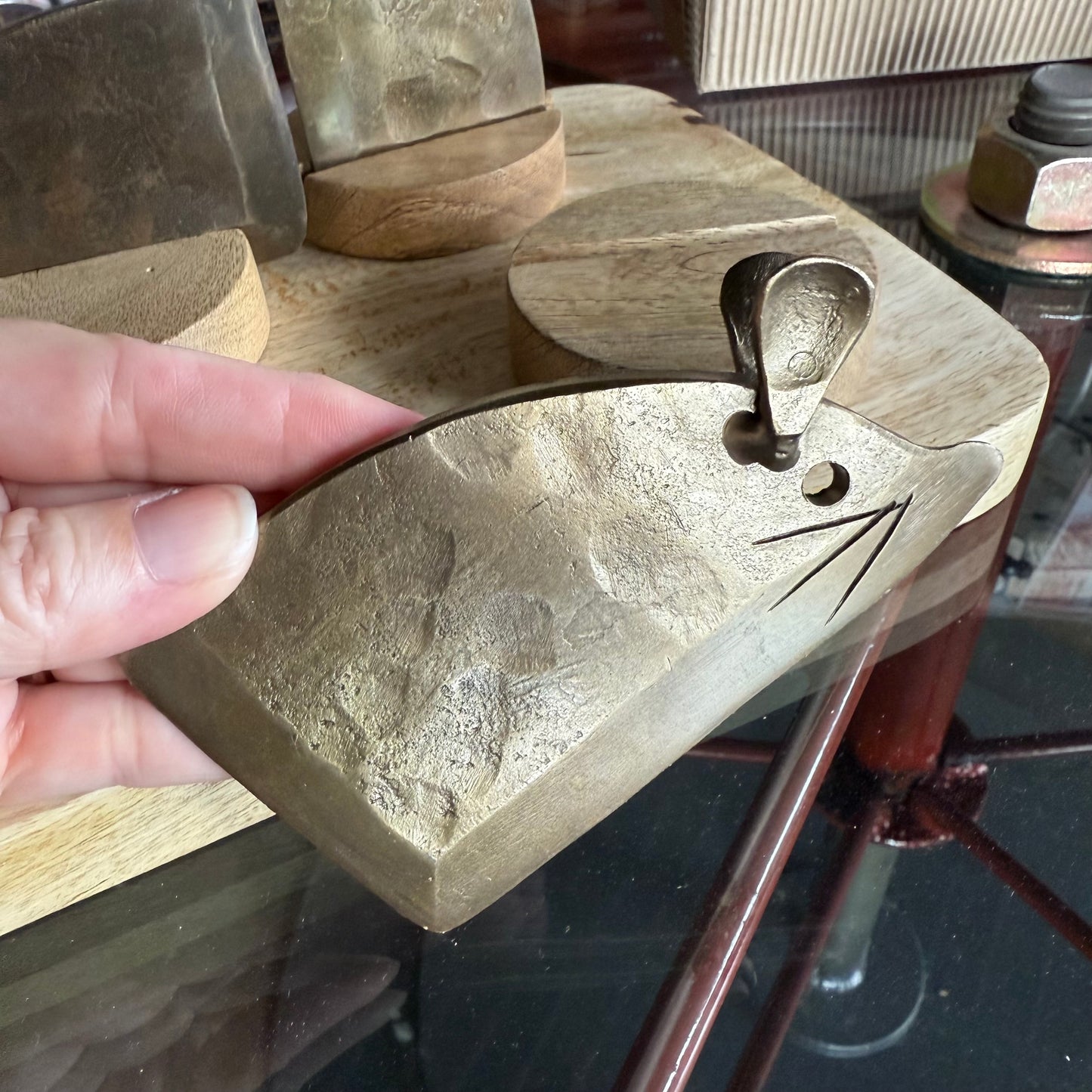 Metal Mouse Cheese Knife