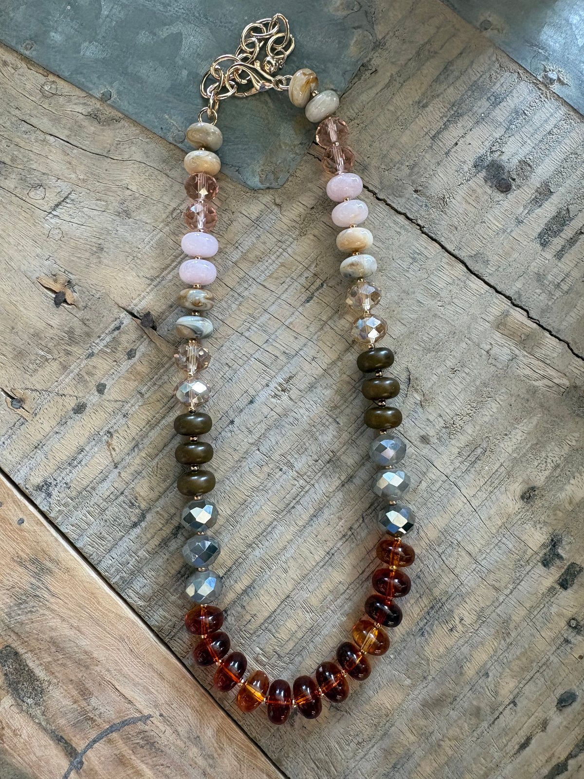 Chunky Beaded Statement Necklace