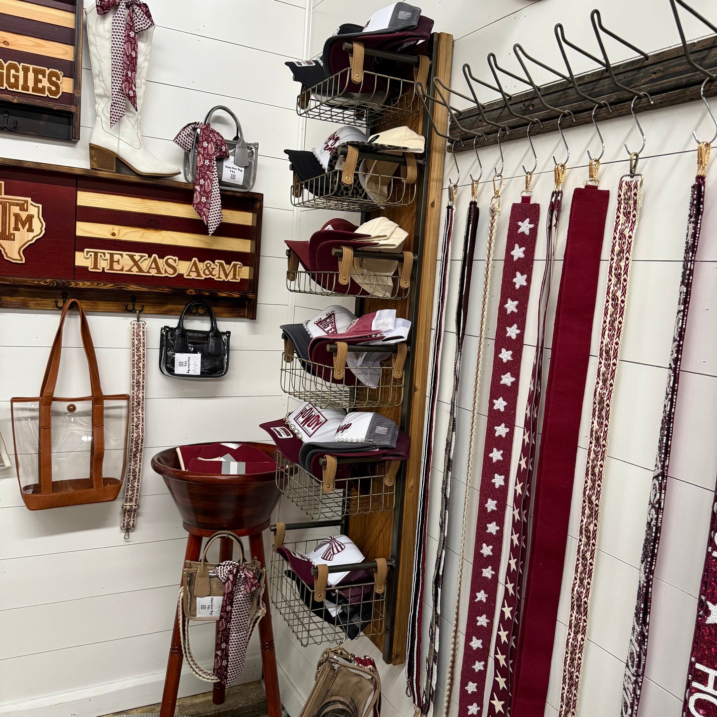 Wood + Metal Wall Rack