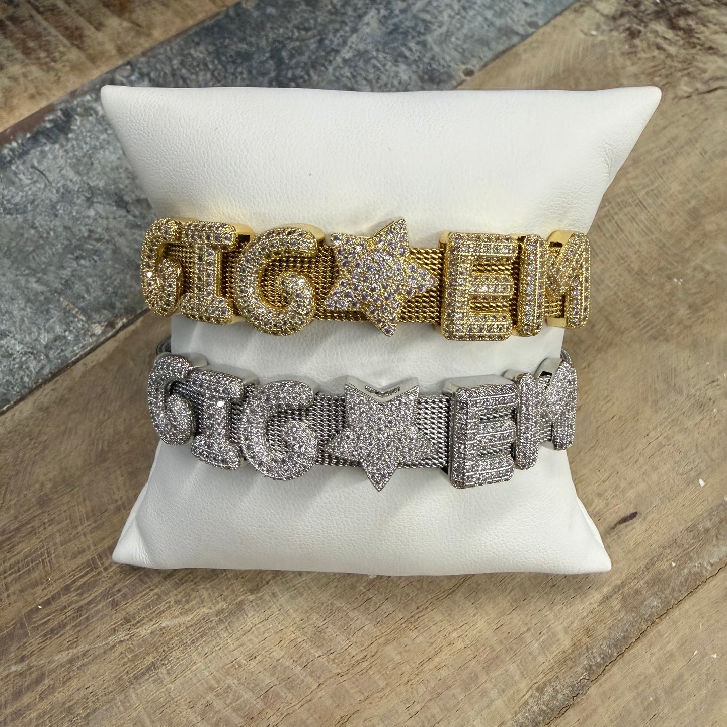 Watch Band Bracelet - GIG ‘EM Bling Star