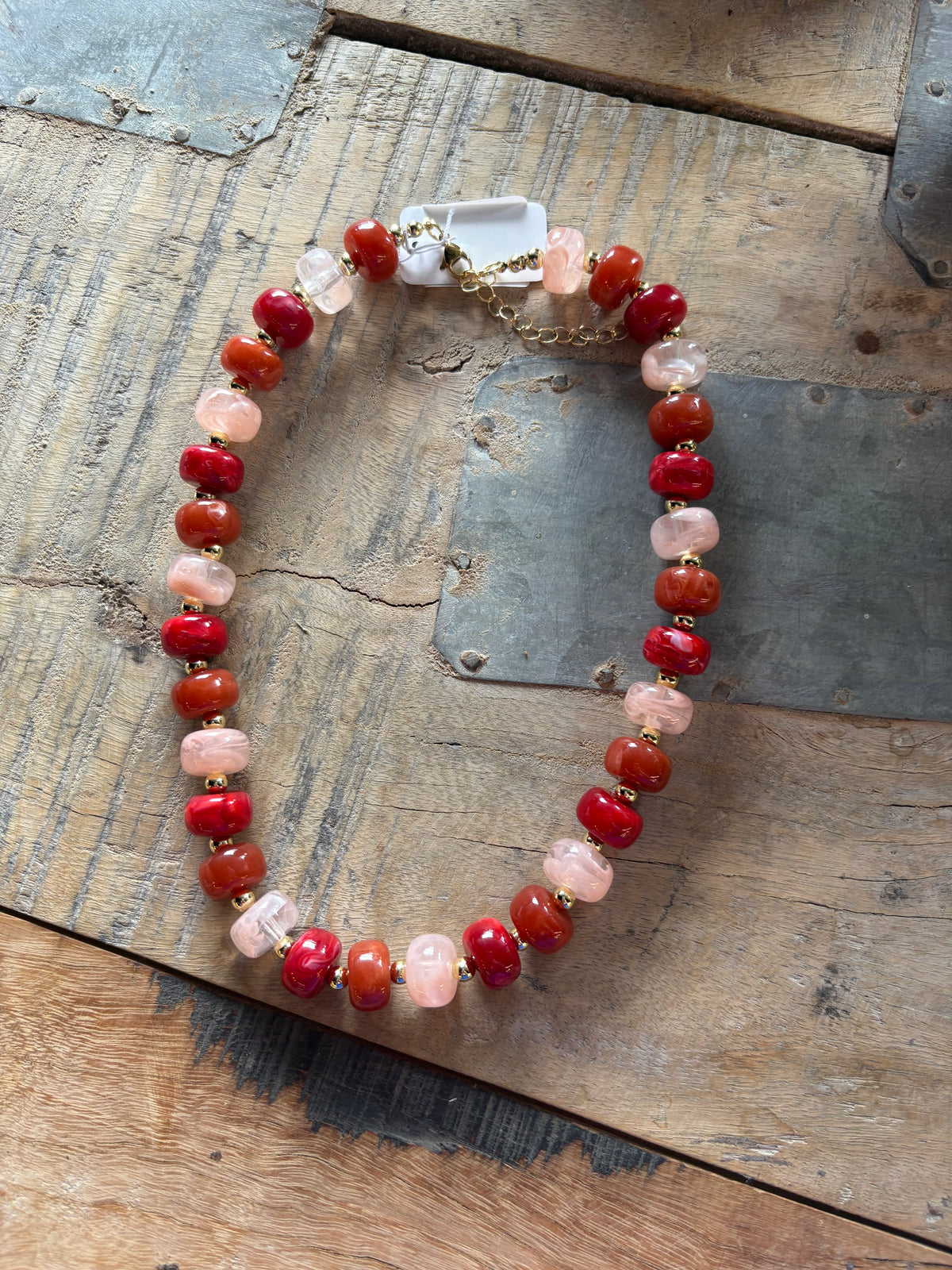 Chunky Beaded Statement Necklace