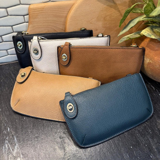 Joy Wristlet Clutch Wallet + Turn Lock
