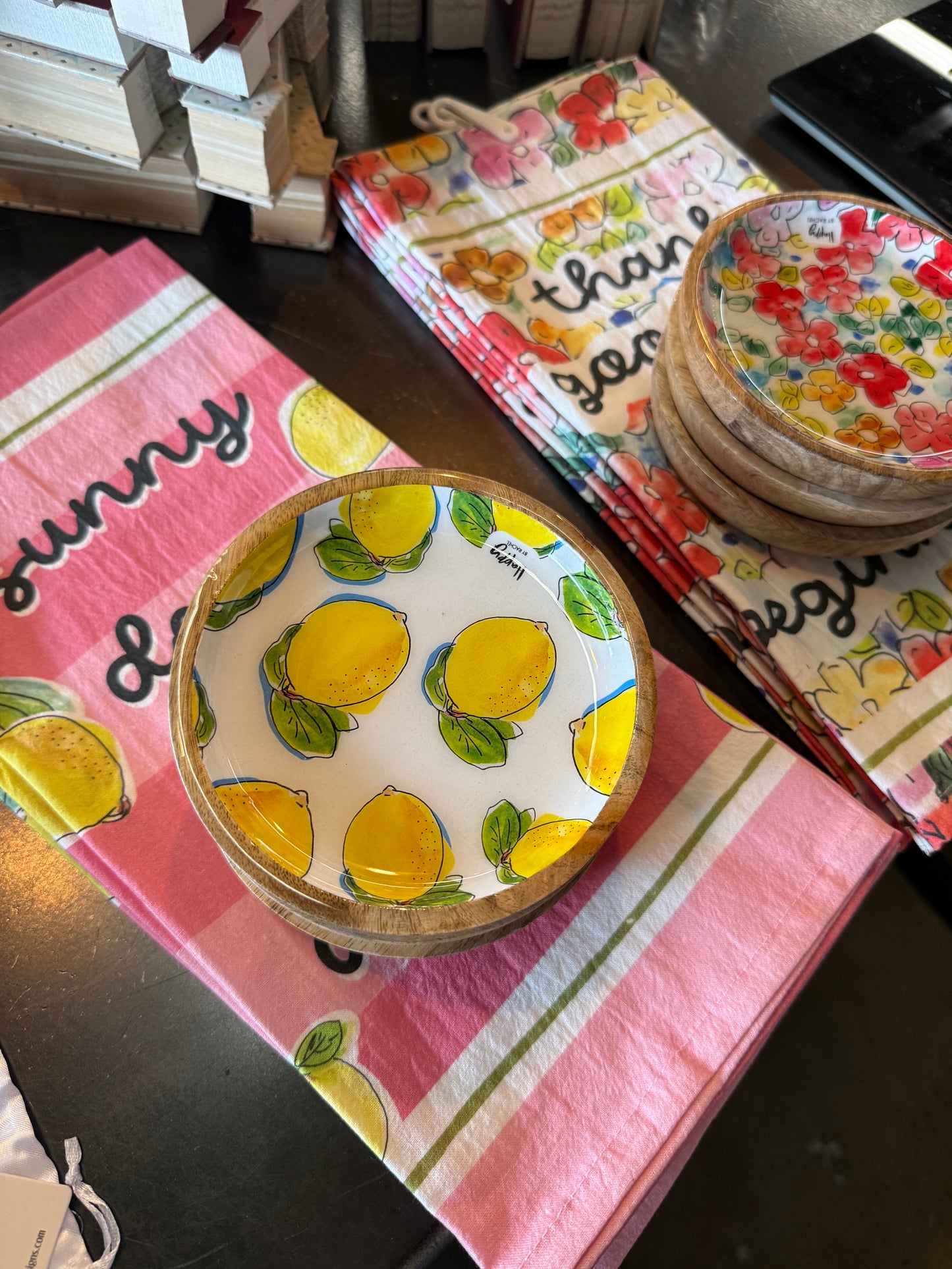 Sunny Days Lemon Trinket/Nut Bowl