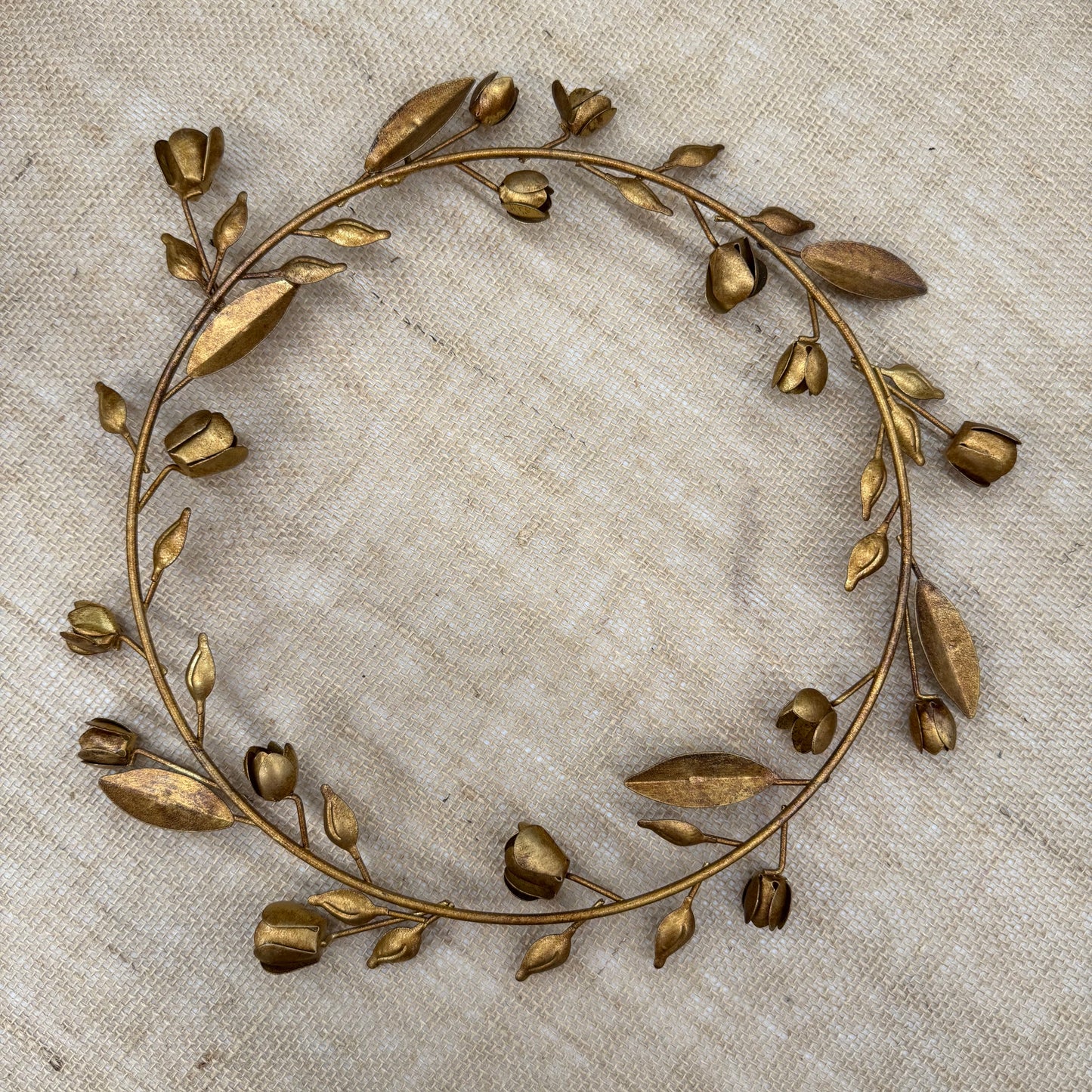 Metal Laurel Wreath