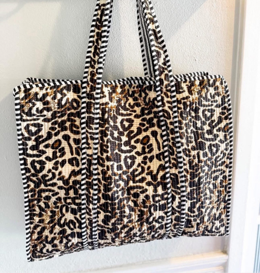 Handmade Quilted Tote Bag