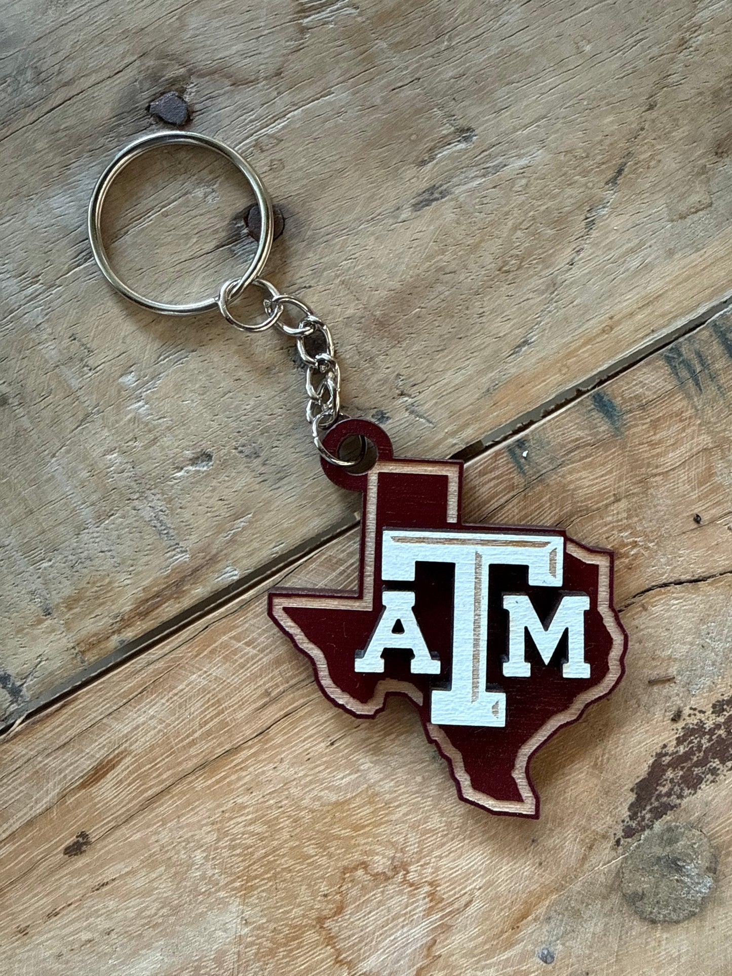 Wooden Keychains & Bag Tag