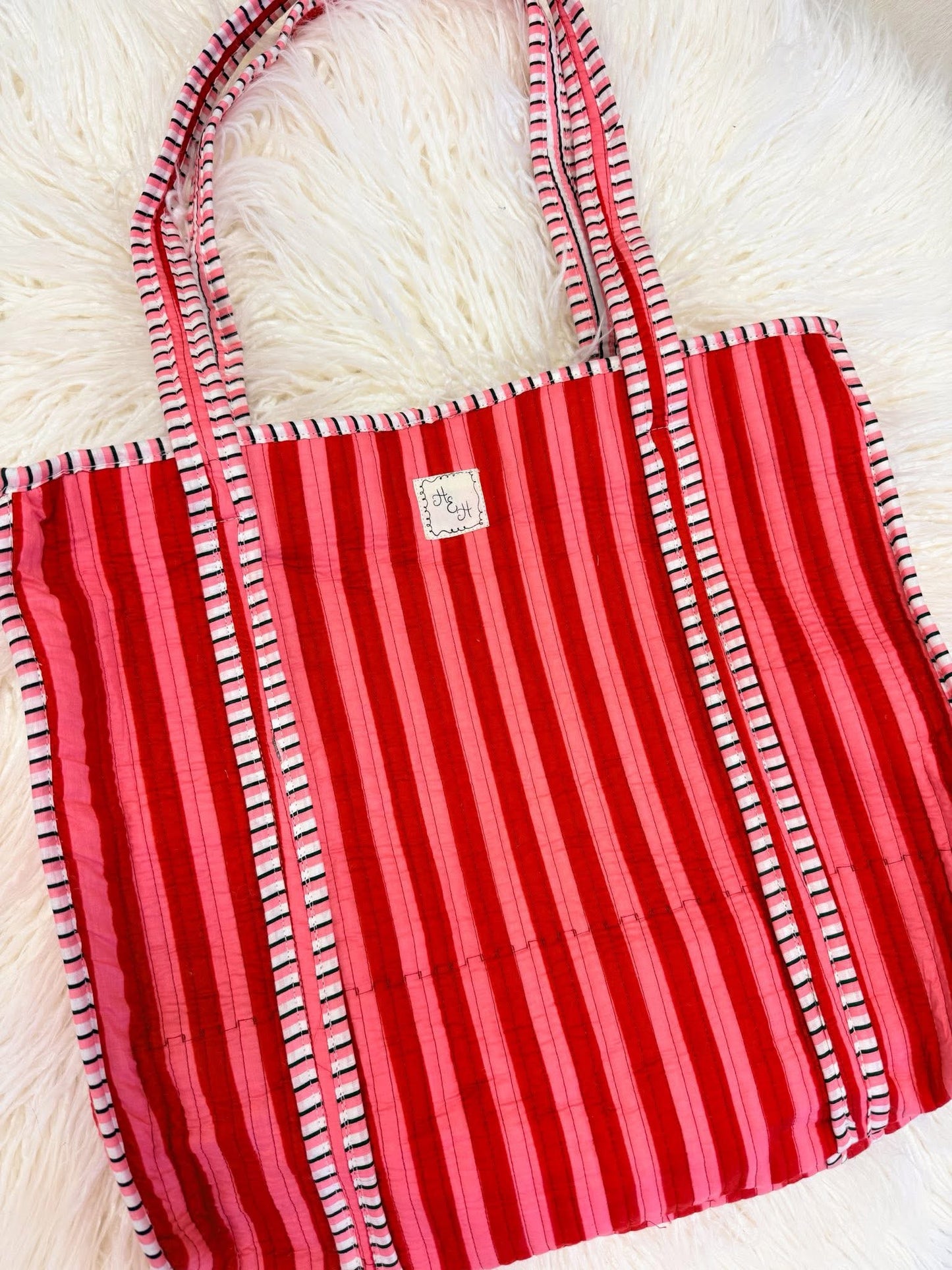 Handmade Quilted Tote Bag