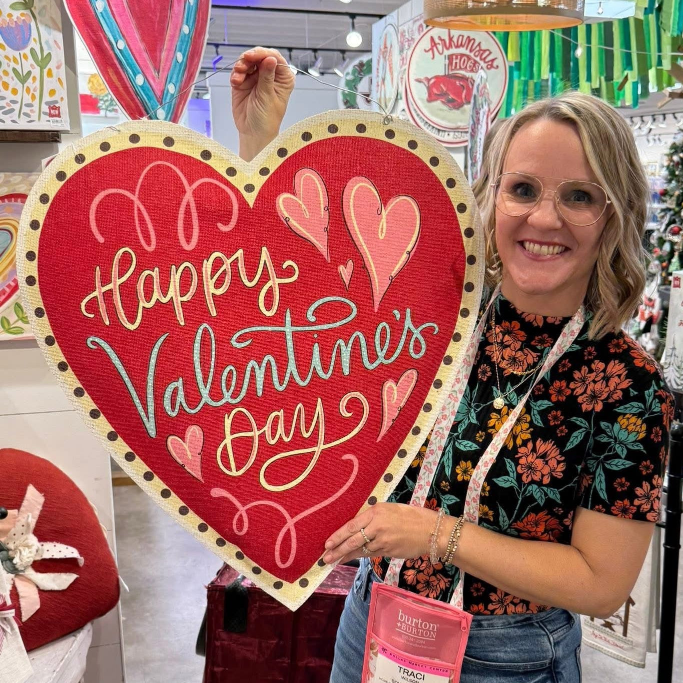 Valentine’s + Easter Double-sided Burlee