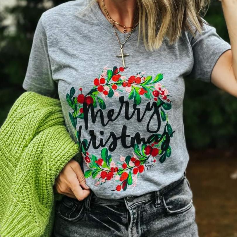 Cute Graphic Tees - Christmas ALL SHORTSLEEVE