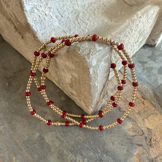BB - Maroon Poppi Bracelet