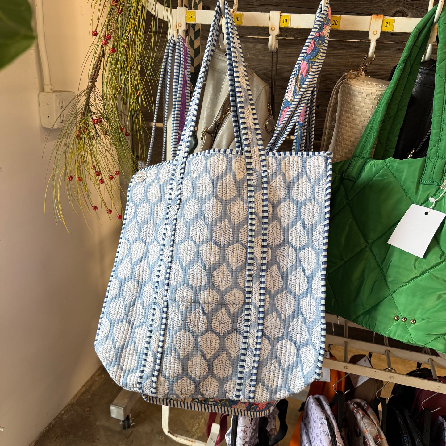 Handmade Quilted Tote Bag