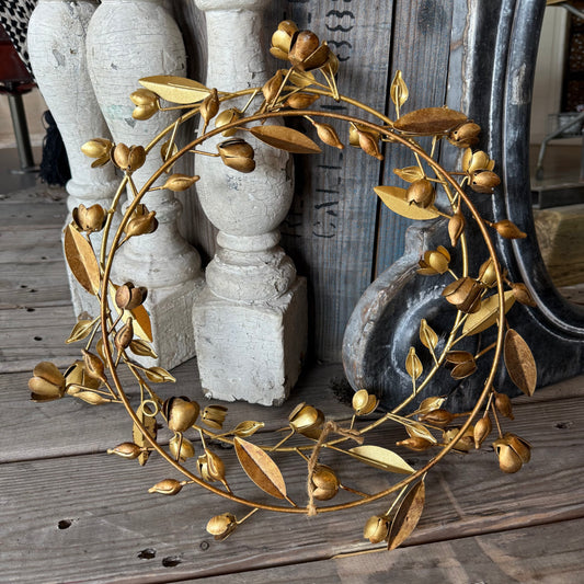 Metal Laurel Wreath