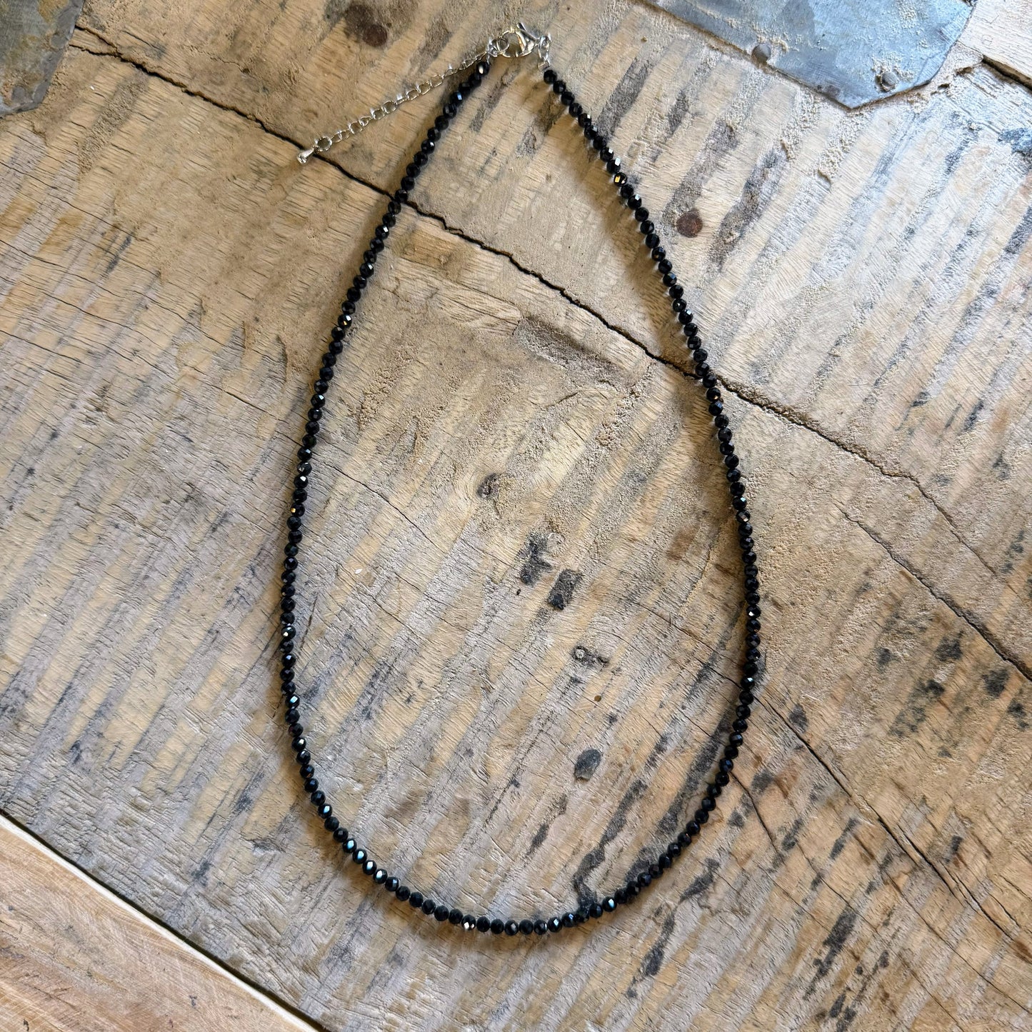 Gemstone Necklace - Black