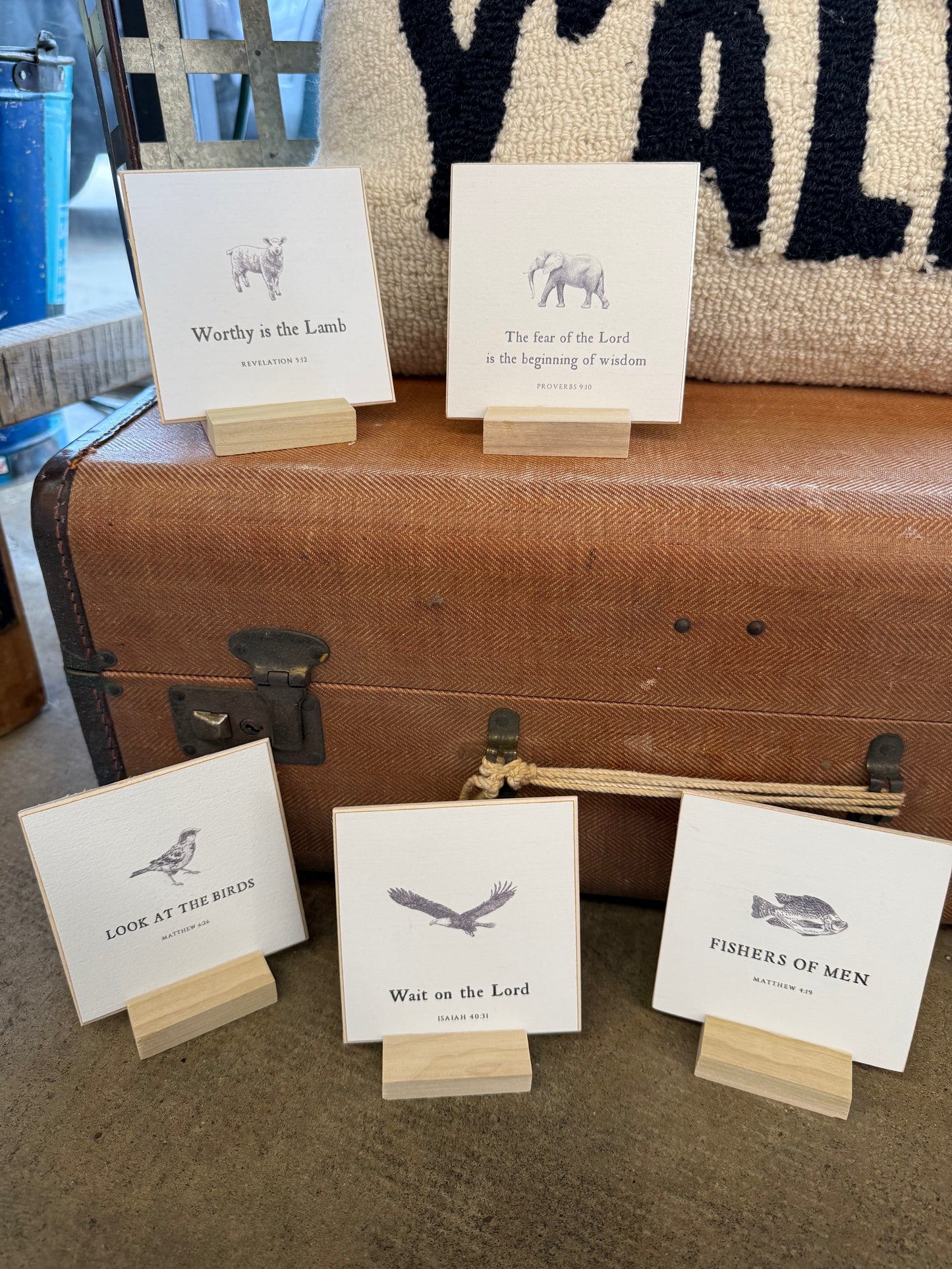 4x4 Wooden Scripture Signs