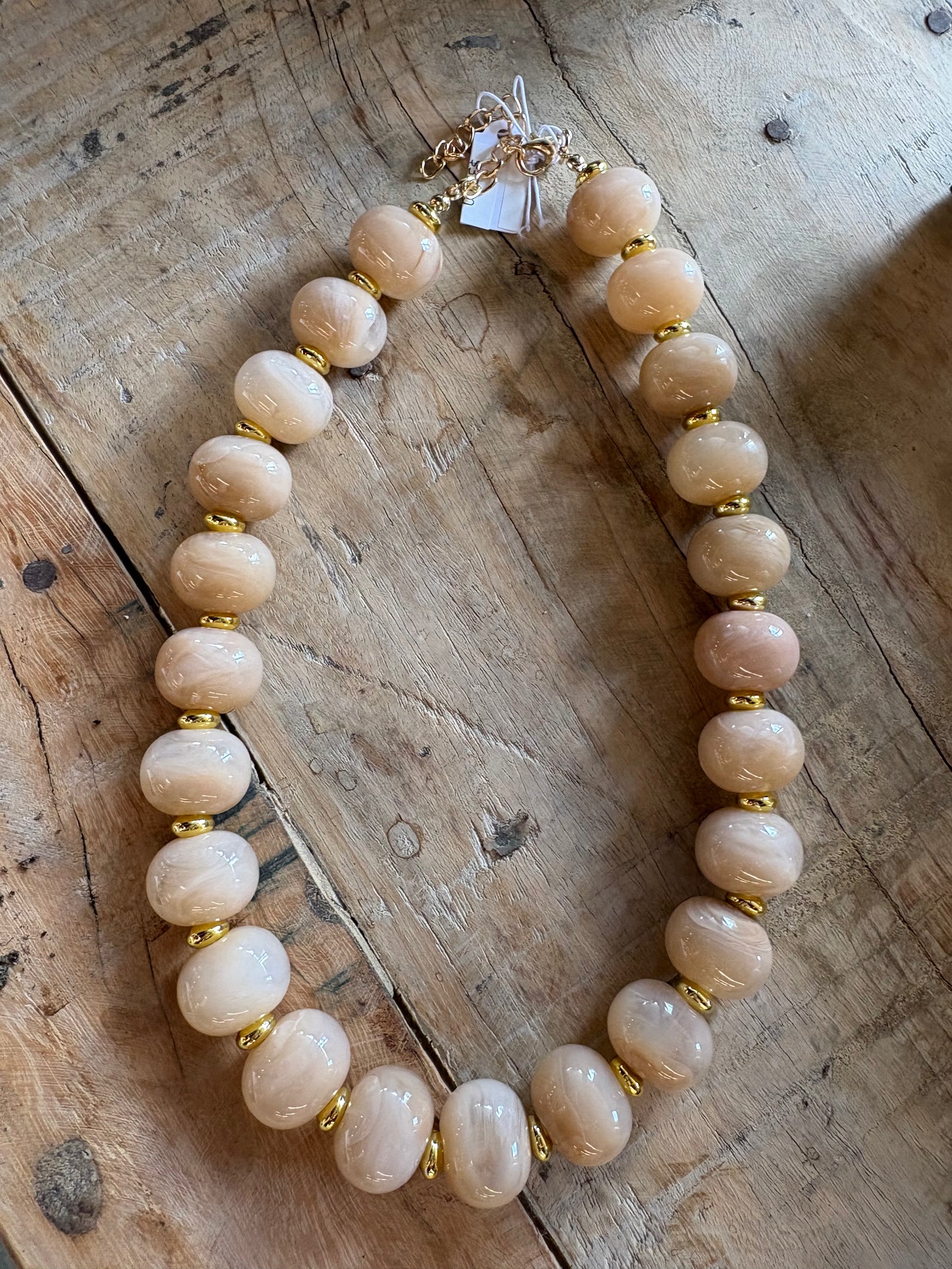 Chunky Beaded Statement Necklace