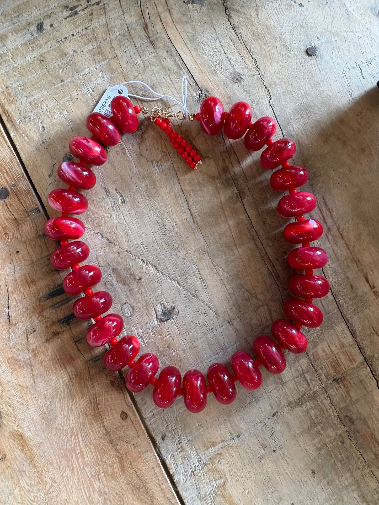 Chunky Beaded Statement Necklace