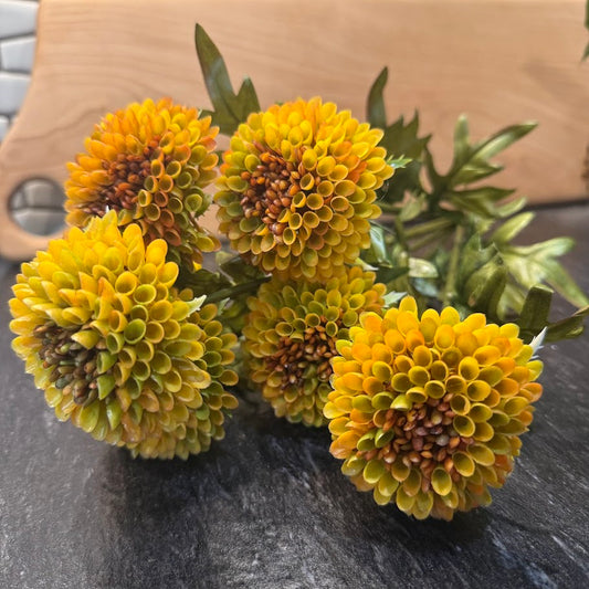 Mustard Dalia Stem