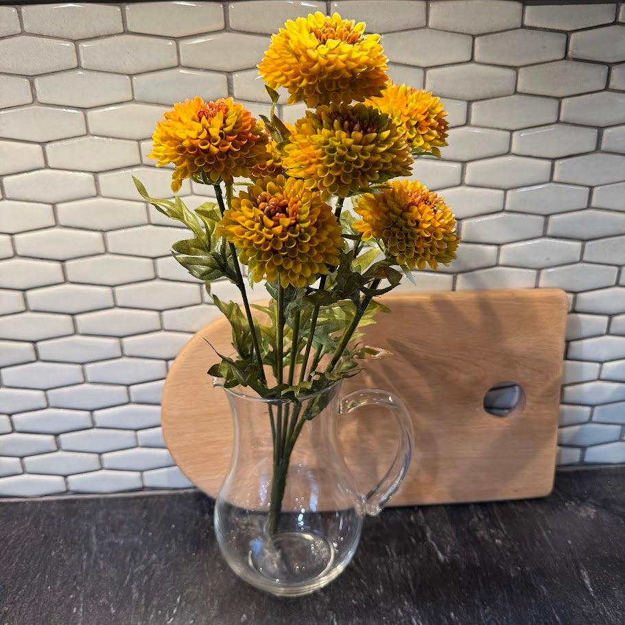 Mustard Dalia Stem