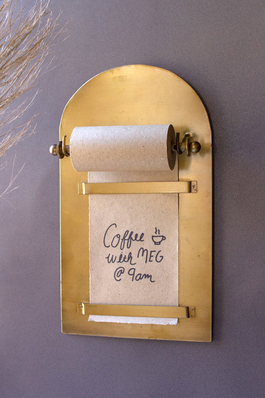 Magnetic Brass Note Roll