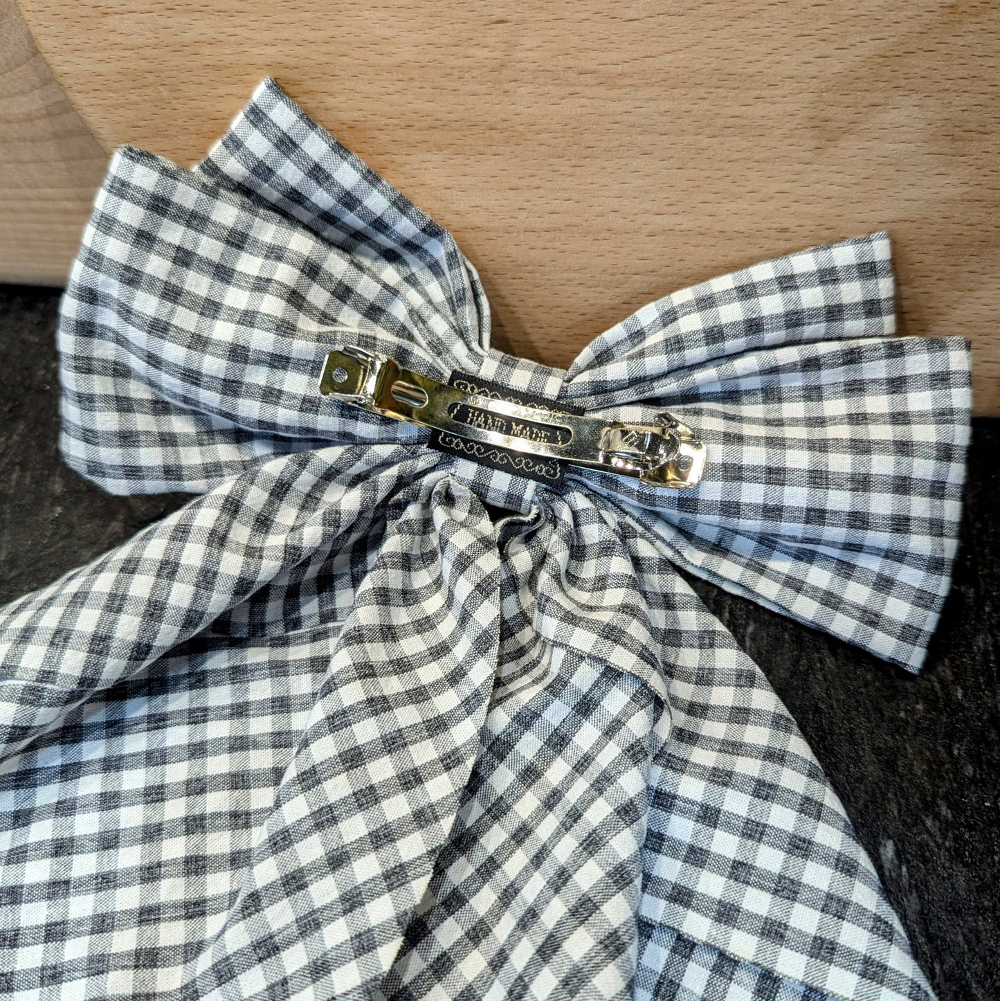 Bow Clip - Plaid