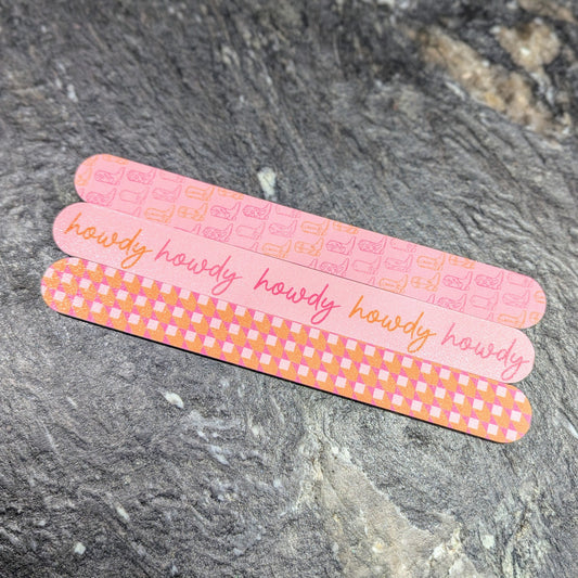 Nail file - Pink Howdy