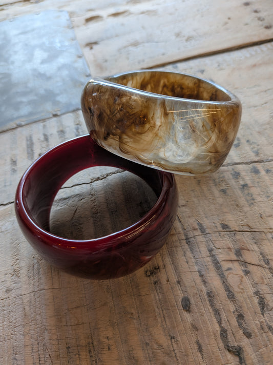 Chunky Resin Bangle