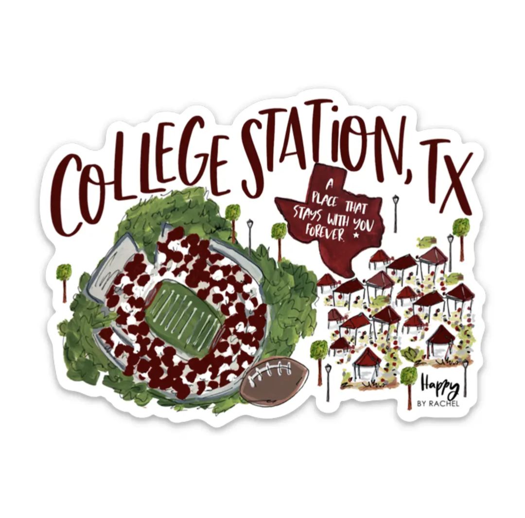 College Station Sticker