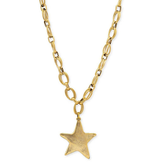 Chunky Chain + XL Star Statement Necklace