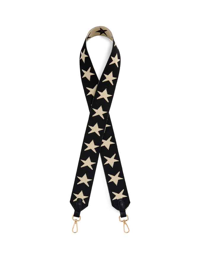 Stars Black Game Day Purse Strap