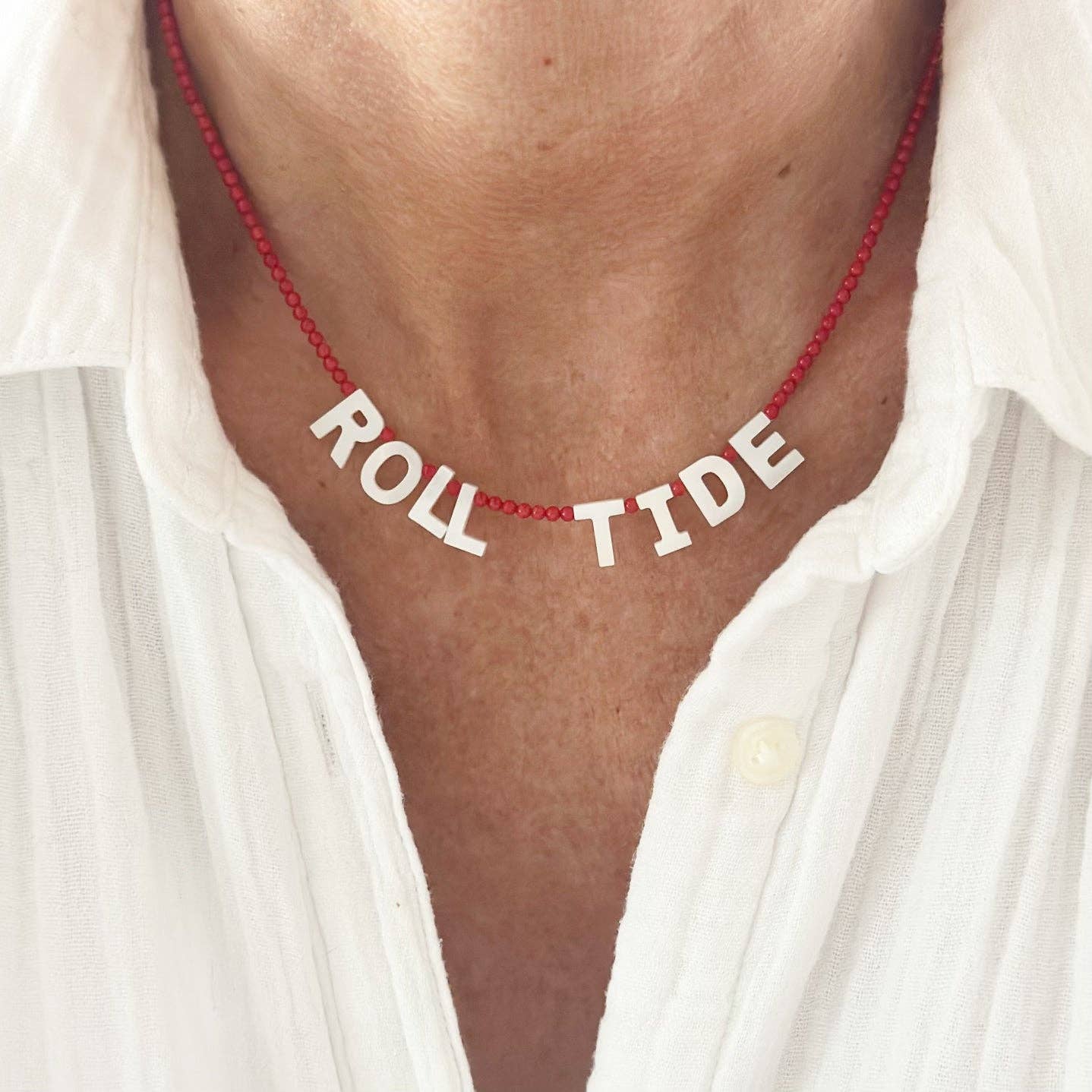 GIG 'EM Spirit Necklace - Maroon