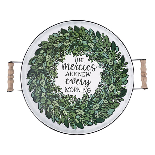 Mercies are New Every Morning Enamel Tray