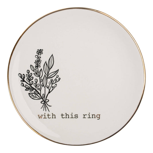 With This Ring Trinket Tray