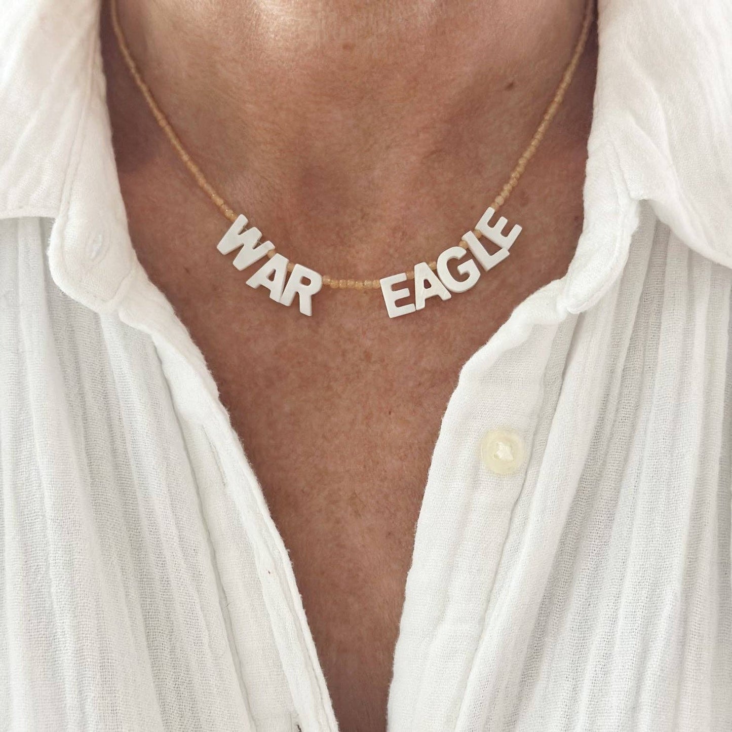 GIG 'EM Spirit Necklace - Maroon