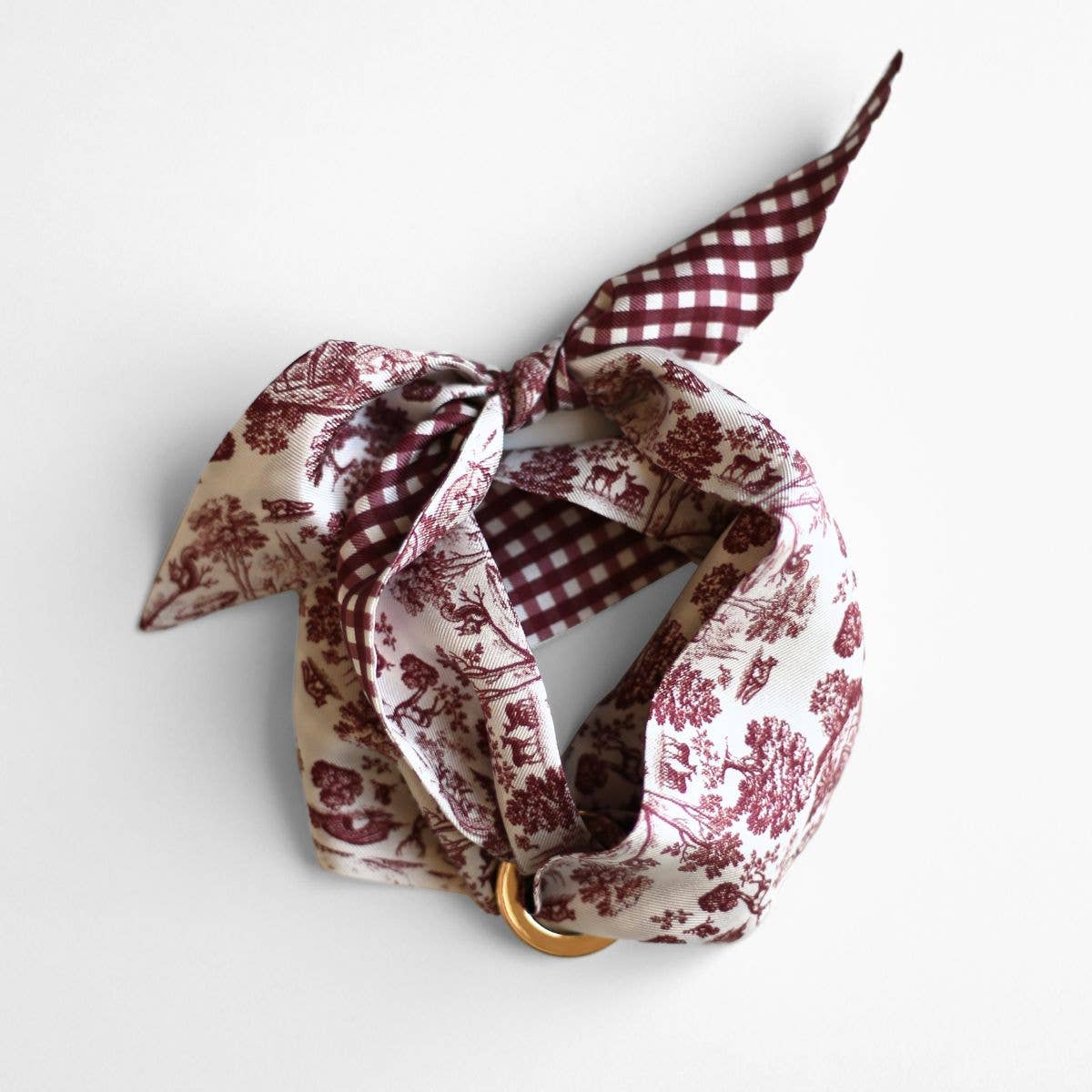 Forest Toile Twilly Scarf