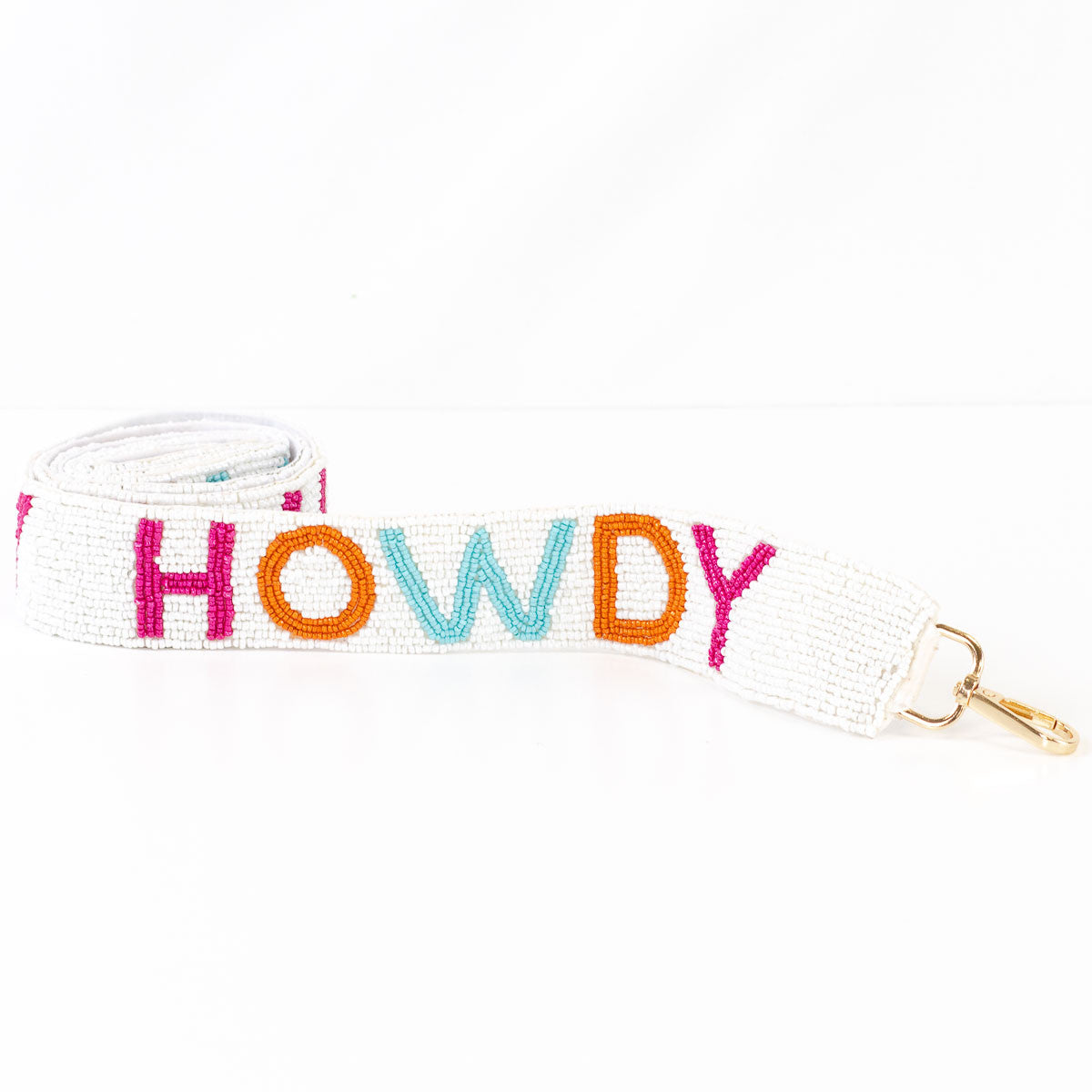 Howdy Beaded Purse Strap - Multi