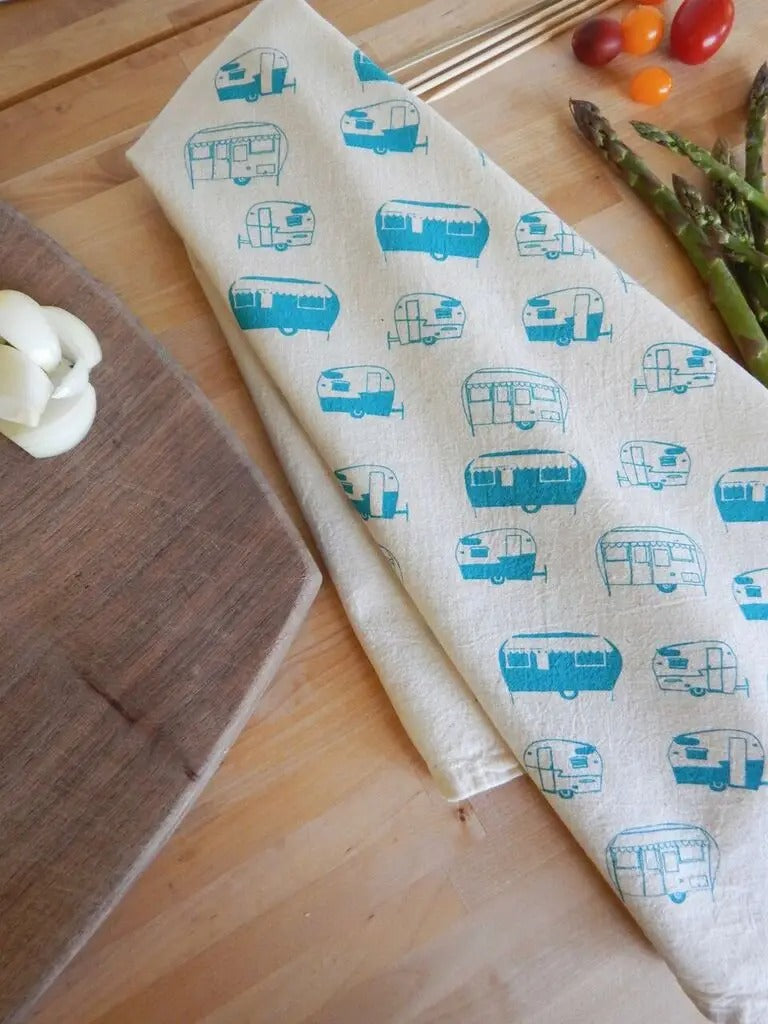 Handprinted Kitchen Towel