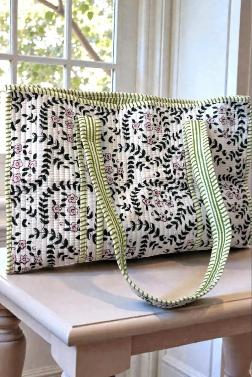 Shortie Quilted Tote