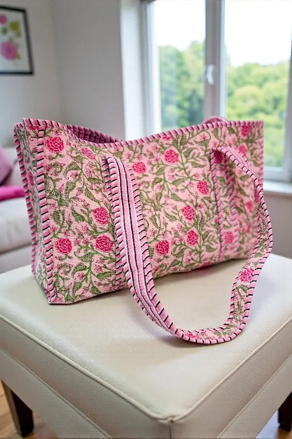 Shortie Quilted Tote