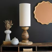 Mango Wood Table Lamp