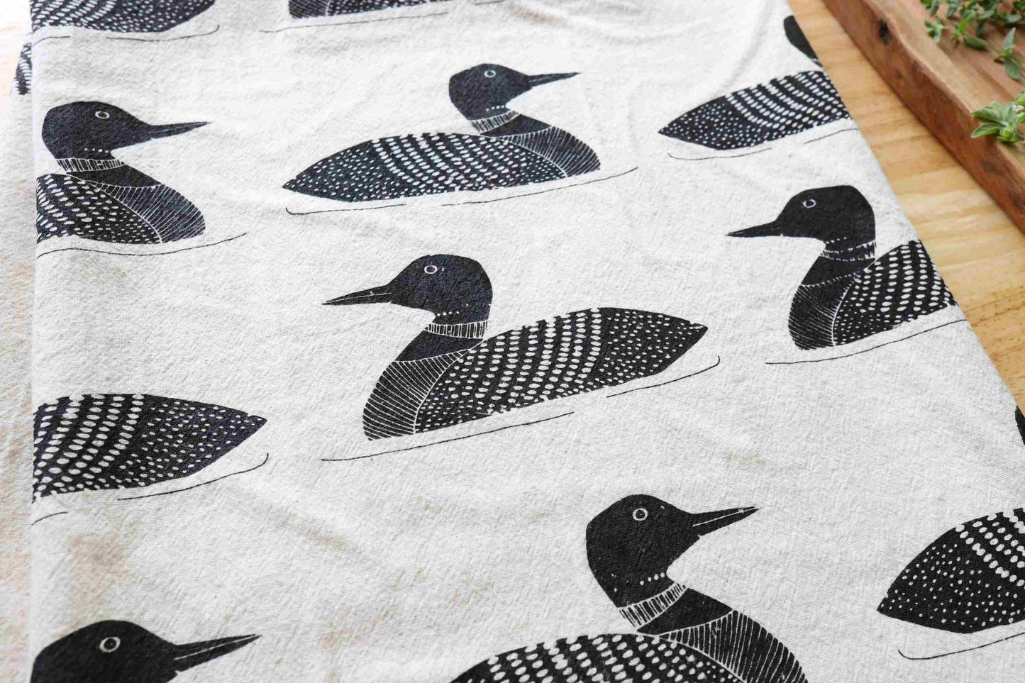 Handprinted Kitchen Towel