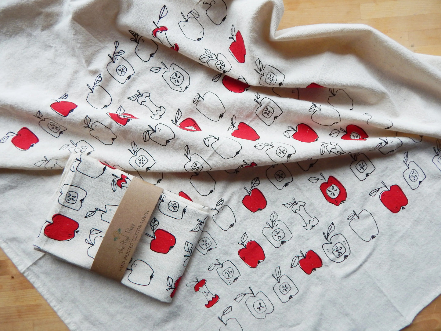 Handprinted Kitchen Towel