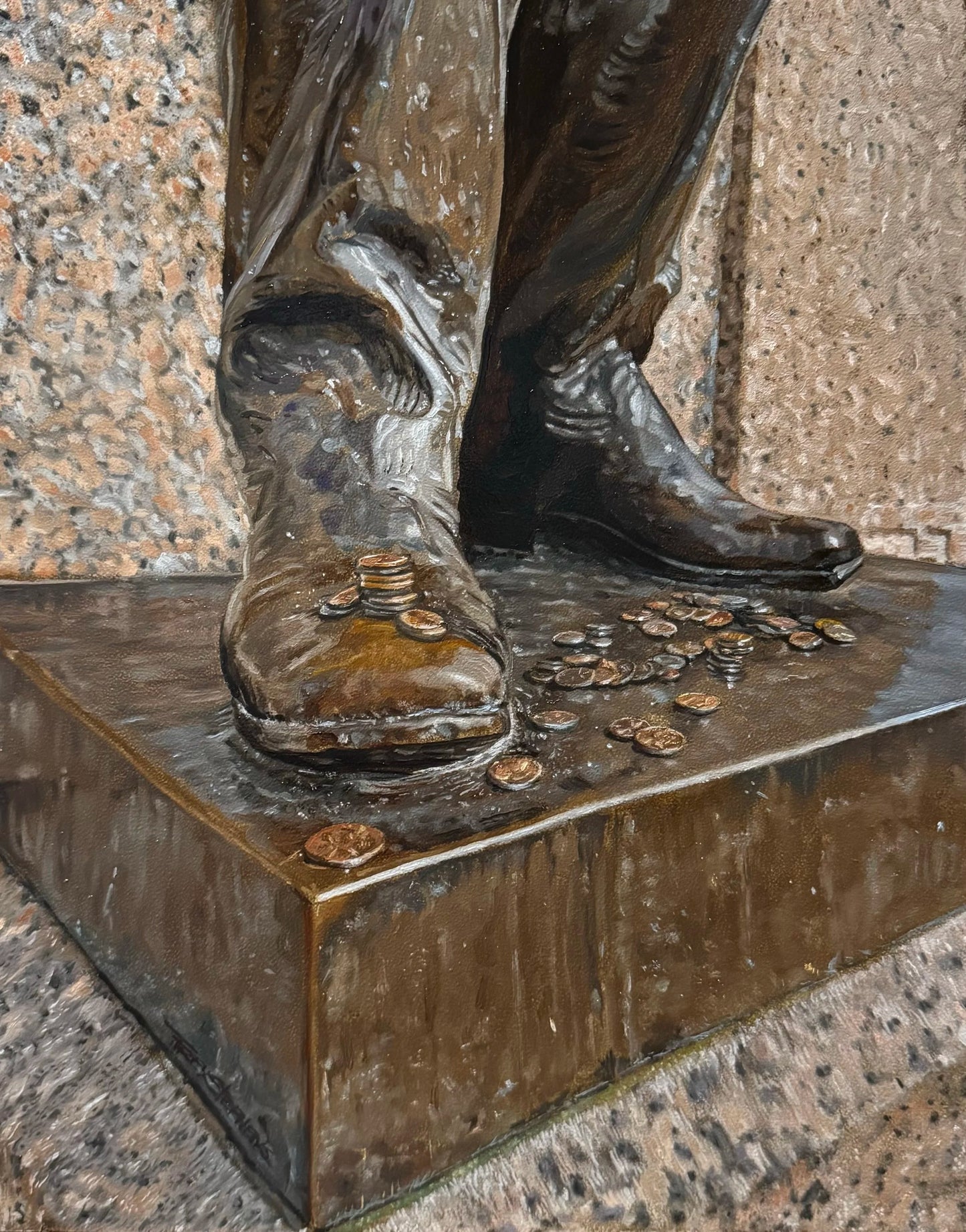 Pennies on Sully Mini 5x7 Artwork