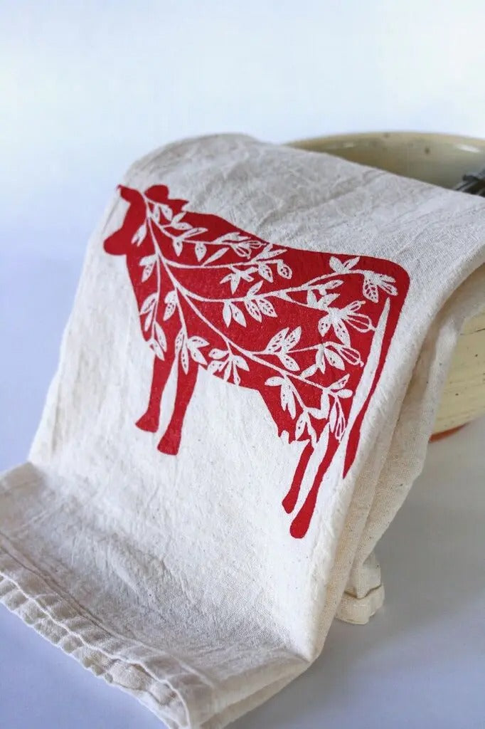 Handprinted Kitchen Towel