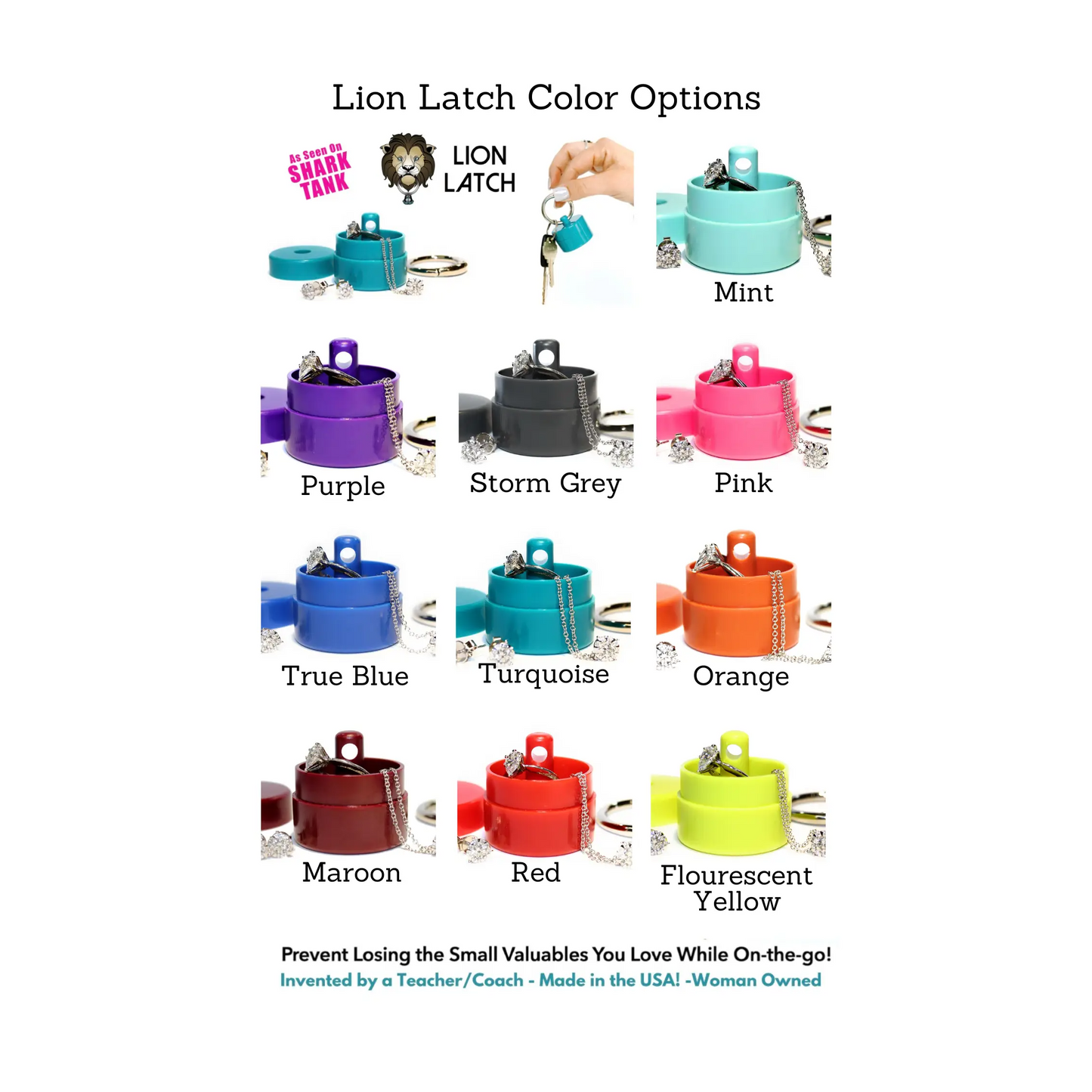 Lion Latch Ring Holder - Various Styles
