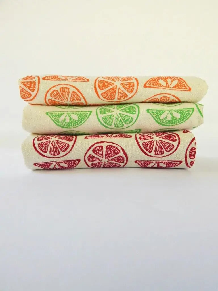 Handprinted Kitchen Towel