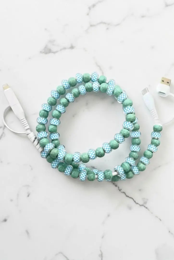 Beaded Charging Cable Charger Cord